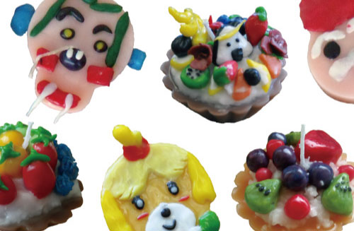 さわって作る「オリジナル・キャンドル・ワークショップ」